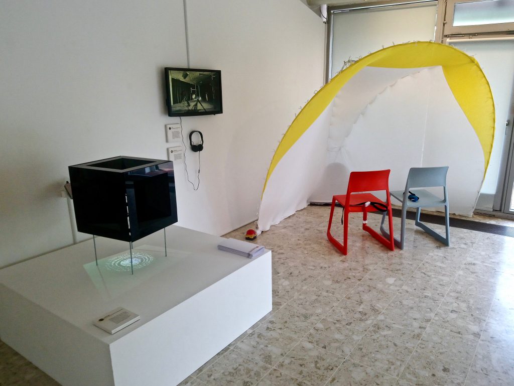 View of Living with Adaptive Architecture Exhibition
