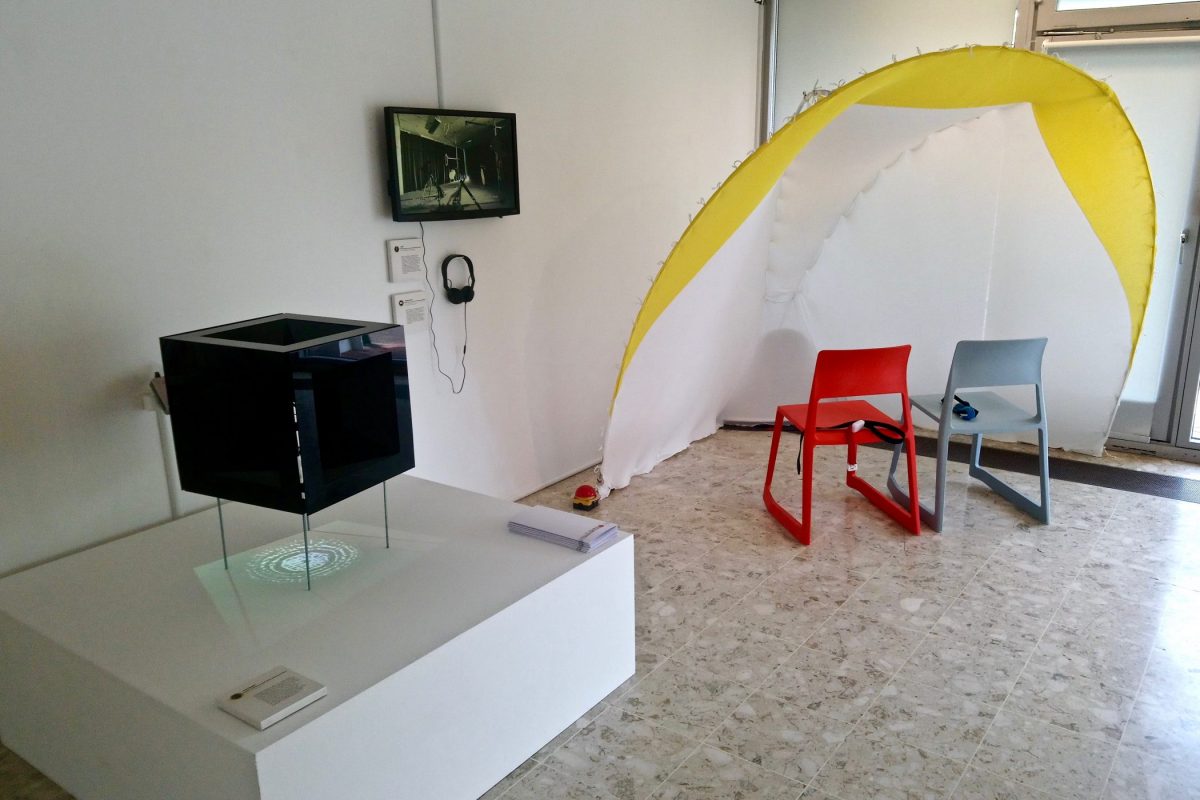 View of Living with Adaptive Architecture Exhibition